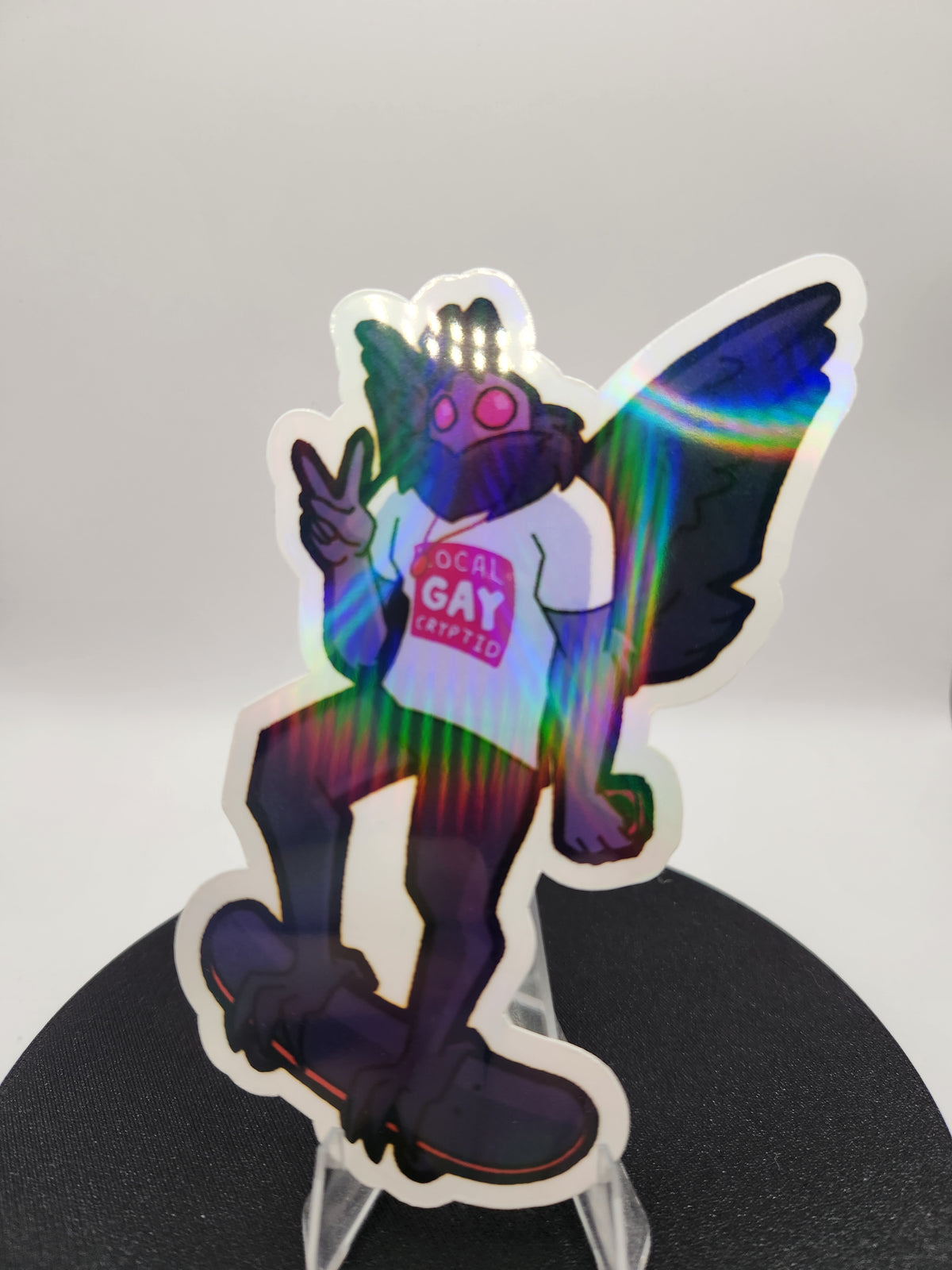 Mothman Vinyl Sticker, 3.5 inches