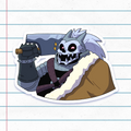 Barry (FMA) Vinyl Sticker, 3.5 inches